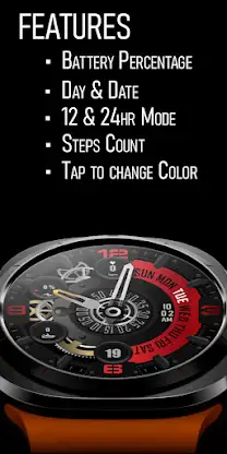 [SSP] - Gear Analog Watch Face screenshot 4