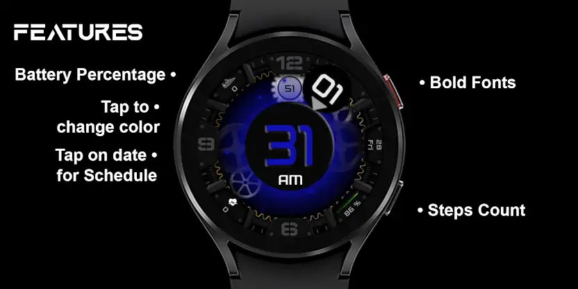 [SSP] Gear Digital Watch Face screenshot 7