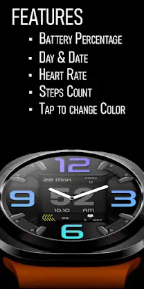 [SSP] Infinity wearOS Face screenshot 3