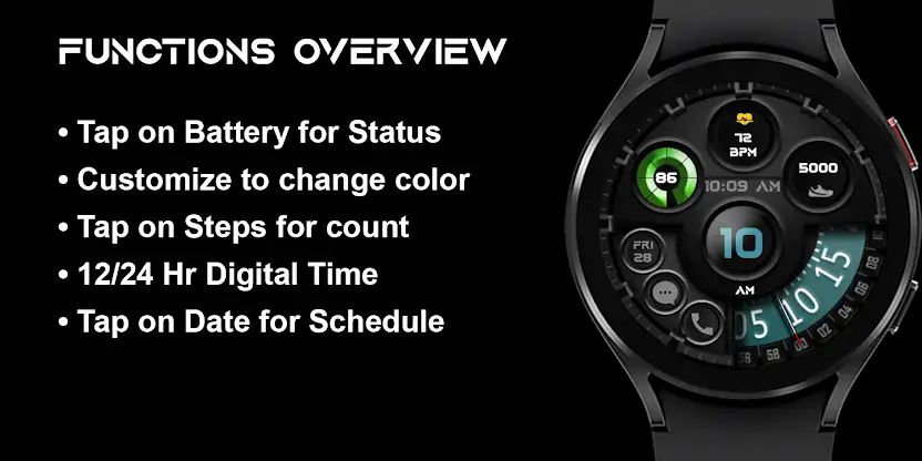 [SSP] Clean Watch face screenshot 7
