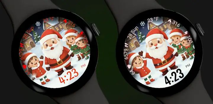 Christmas Carols Animated WF — Android app banner