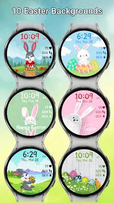 Easter Magic Premium Watchface screenshot 3