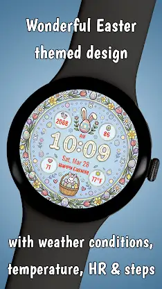 Easter Moments WearOS WF screenshot 2