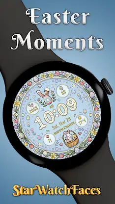 Easter Moments WearOS WF screenshot 1