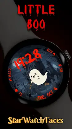 Little Boo Halloween Animated screenshot 1
