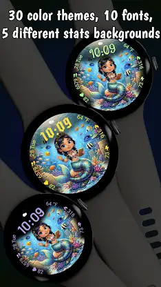 Mermaid Animated Watchface screenshot 4