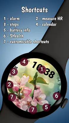 Spring Moments WearOS WF screenshot 5