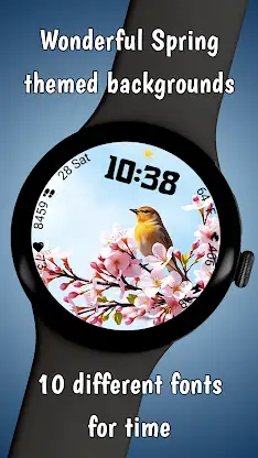 Spring Moments WearOS WF screenshot 2