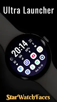 Ultra Launcher Watch Face screenshot 1