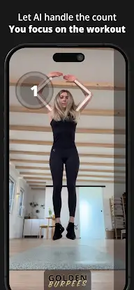GOLDEN Burpees Tracker screenshot 1