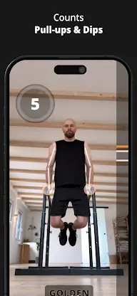 GOLDEN Bars - Pull ups & Dips screenshot 2