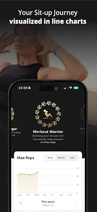 GOLDEN Sit ups - Abs Workout screenshot 3