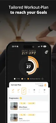 GOLDEN Sit ups - Abs Workout screenshot 2