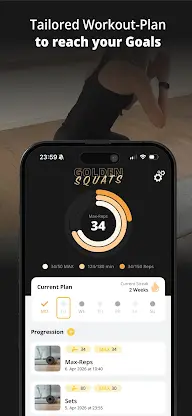 GOLDEN Squats - leg workouts screenshot 2