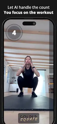 GOLDEN Squats - leg workouts screenshot 1