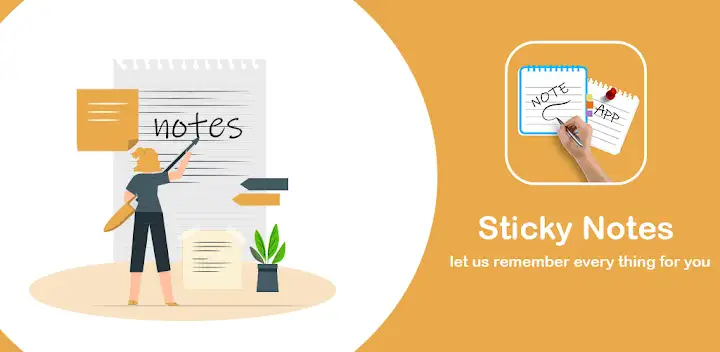 Notepad: Sticky Notes — Android app banner