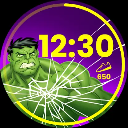 The Hulk Watch Face screenshot 3