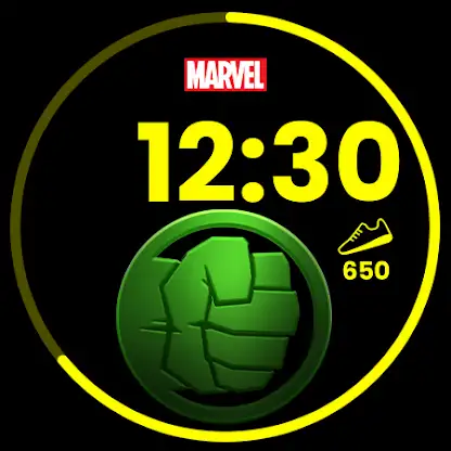 The Hulk Watch Face screenshot 2