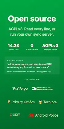 Notesnook Secure Private Notes screenshot 4