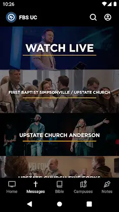 FBSimpsonville Upstate Church screenshot 2