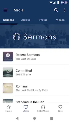 Central Baptist Ponca City, OK screenshot 2