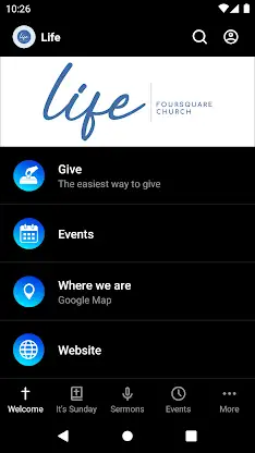 Life Foursquare Church screenshot 1