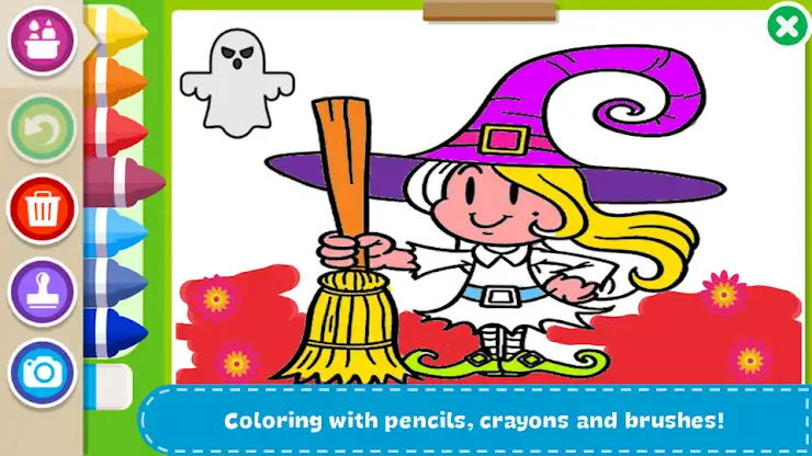 Halloween Coloring Book screenshot 2