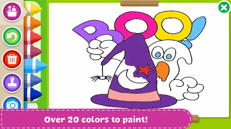 Halloween Coloring Book screenshot 1