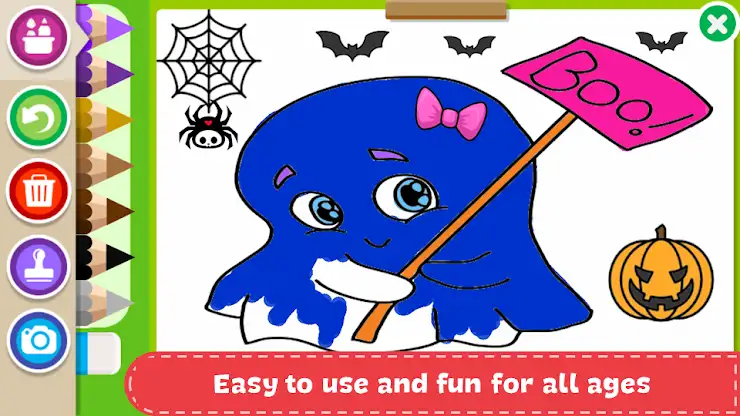 Halloween Coloring Book screenshot 3