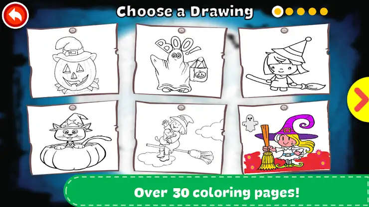 Halloween Coloring Book screenshot 5
