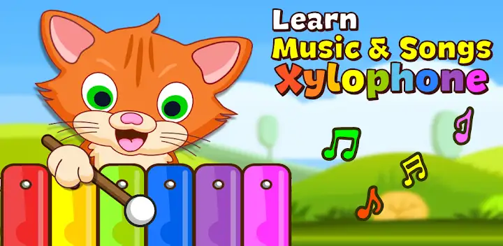 Learn Music & Songs Xylophone — Android app banner