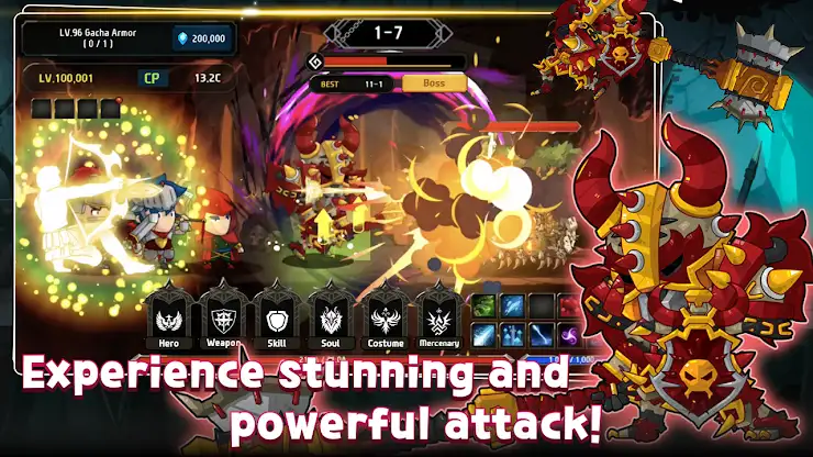 [VIP] Mega Knight : Idle RPG screenshot 2