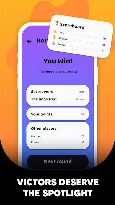 IMPOSTER - Word Game for group screenshot 6