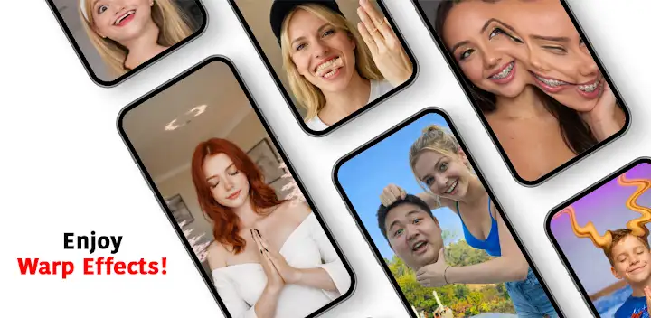 Time Warp: Fun Cam Filter — Android app banner