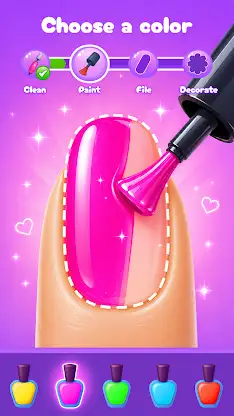 Acrylic Nails Games Salon screenshot 3