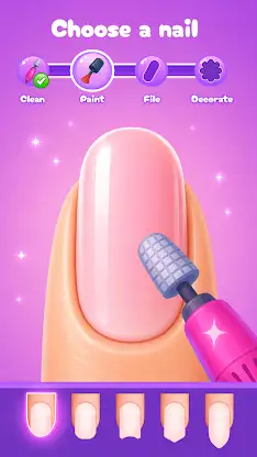 Acrylic Nails Games Salon screenshot 2