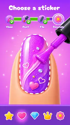 Acrylic Nails Games Salon screenshot 4