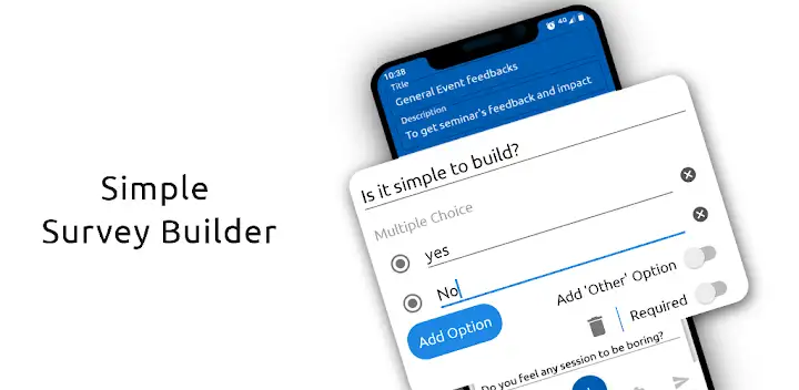 SurveyHeart: Form, Poll & Quiz — Android app banner