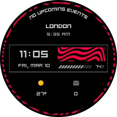 Swirl Watch Face screenshot 4