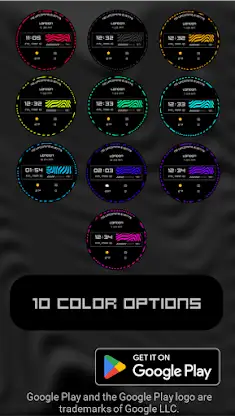 Swirl Watch Face screenshot 3