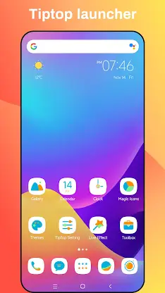 TipTop Launcher for Android 17 screenshot 1