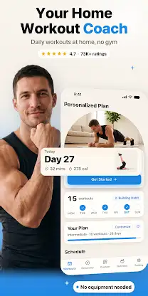 Home Workout - Fitness Coach screenshot 1