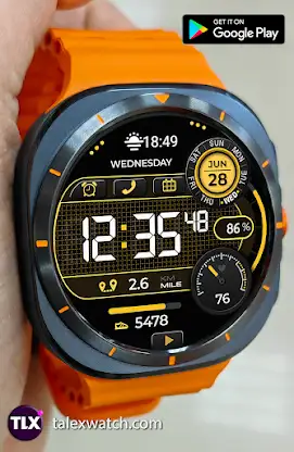Smart Digital Black Watch Face screenshot 5