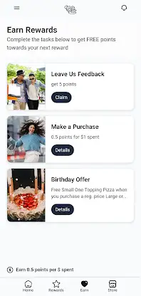 Eaton's Pizza Rewards screenshot 1