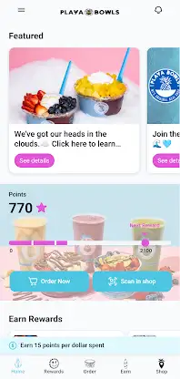 Playa Bowls Rewards screenshot 1