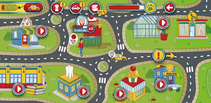 Caillou Plays Professions. — Android game banner