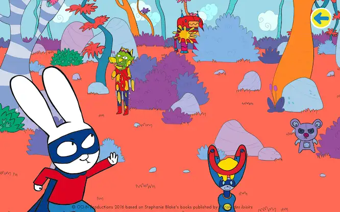 Simon Super Rabbit Vs Pr. Wolf screenshot 2