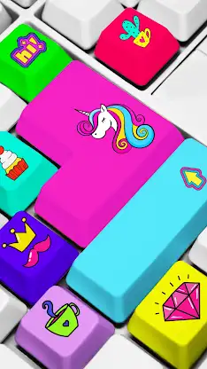 Keyboard Coloring Art screenshot 1