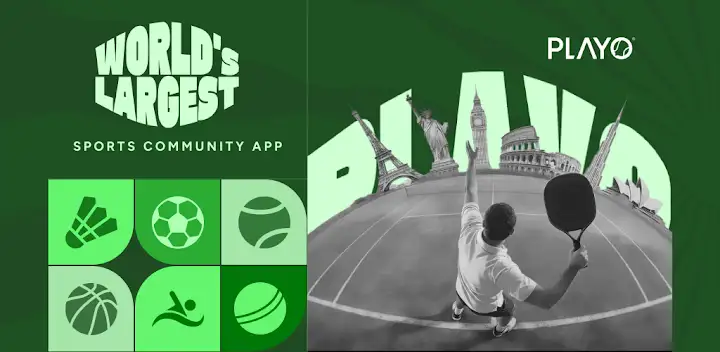 Playo: Sports Booking App — Android app banner