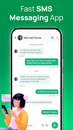 Messages - SMS & Text App screenshot 1